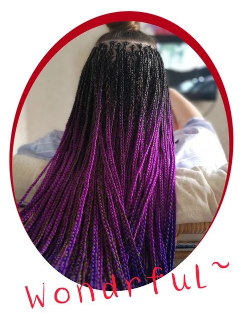 Spring sunshine Jumbo Braid Hair Kanekalon Hair Ombre Crochet Braiding Synthetic Hair Extension For Braids Blue Pink 24 inch -