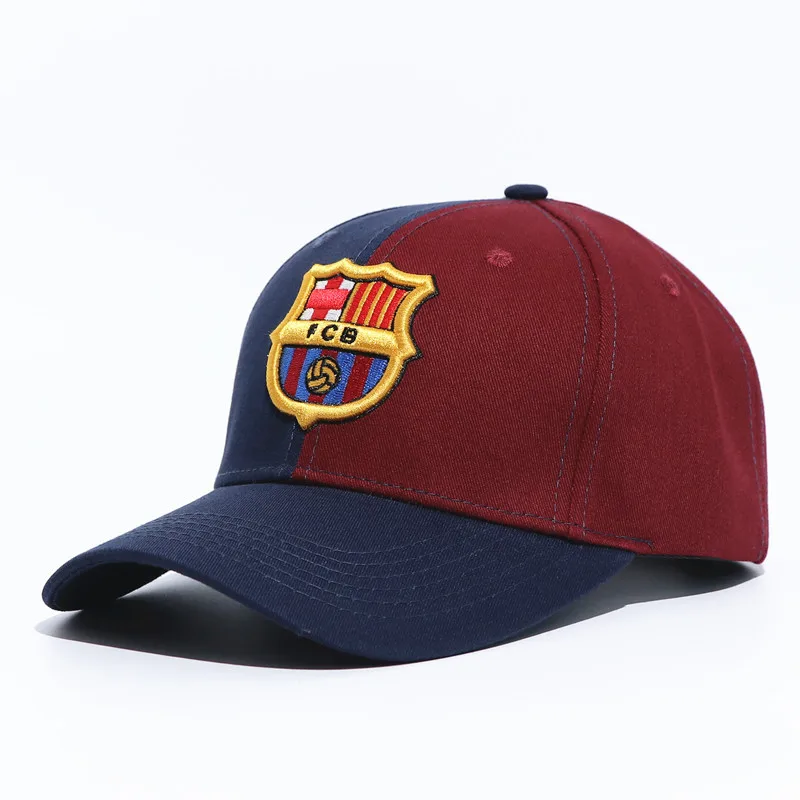 

World Football Club Barcelona Embroidered Baseball Cap Soccer Team Logo Adjustable Cap for Soccer Fans
