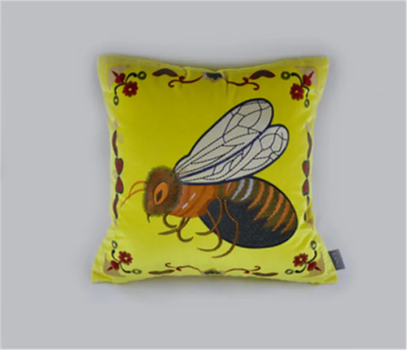 Европейский Чехол на подушку животное пчела чехлы на подушки с вышивкой изысканные Cojines Decorativos Para Диван декоративные подушки