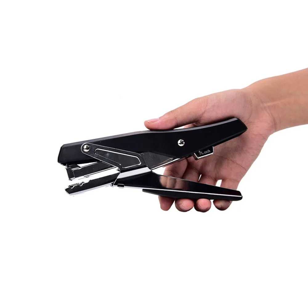 Plier stapler manual metal hand stapler with staples stapling office