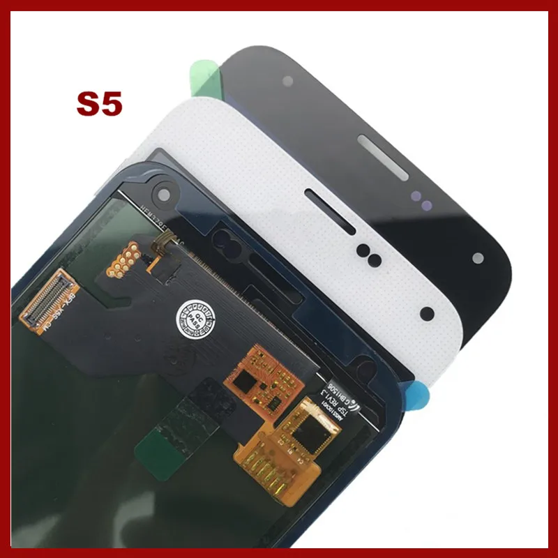 G900 i9600 ЖК дисплей для Samsung Galaxy S5 SM G900F I9600 кодирующий преобразователь сенсорного