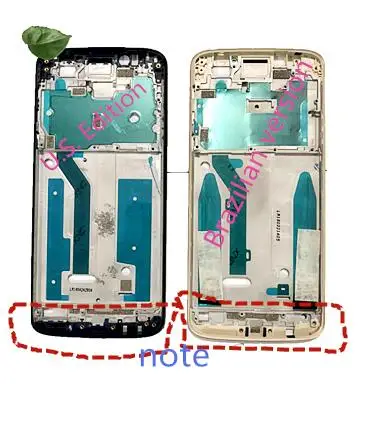

H New for Motorola Moto G6 Play Front Housing LCD Frame Bezel Replacement repair parts