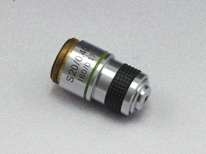 20X Achromatic Objective Lens for Biological Microscope with Mounting