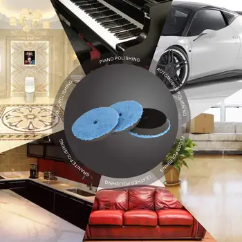 

Buffing Polishing pads Bonnets Mitts 1pcs 7" Detailing Plush Microfiber Disc