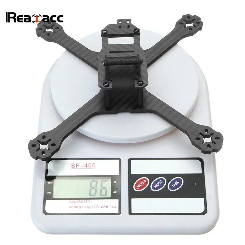 Realacc X210B 210 мм Колесная база 5 рычаг углеродного волокна кадров Комплект ж/5 В и 12 PDB