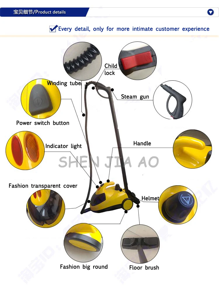 WJ-528 high temperature and high pressure steam cleaning