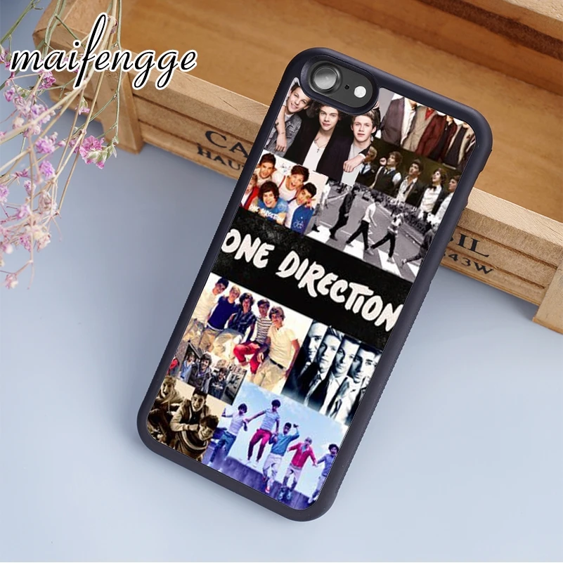 

maifengge 1D Band One Direction Boys Case For iPhone 6 6S 7 8 Plus X 5 5S SE Case cover for Samsung S5 S6 S7 edge S8 Plus shell