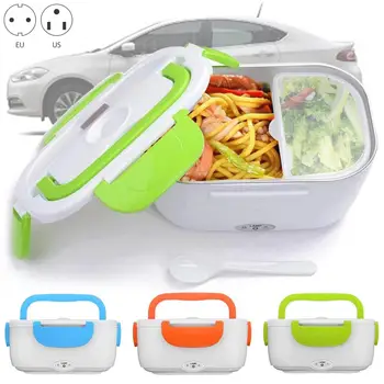 

New Portable Electric Heating Lunch Box Food Rice Storage Container Warmer Heater