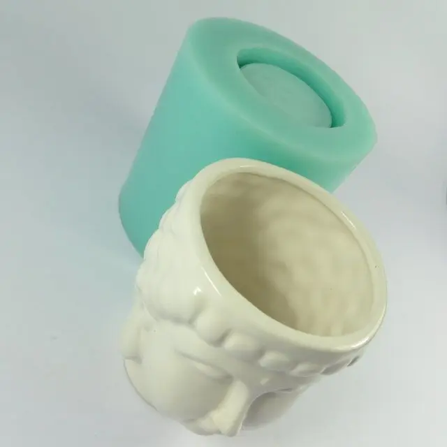 Силиконовая форма 3d формы для ВАЗ цементные цветочные горшки головы Будды