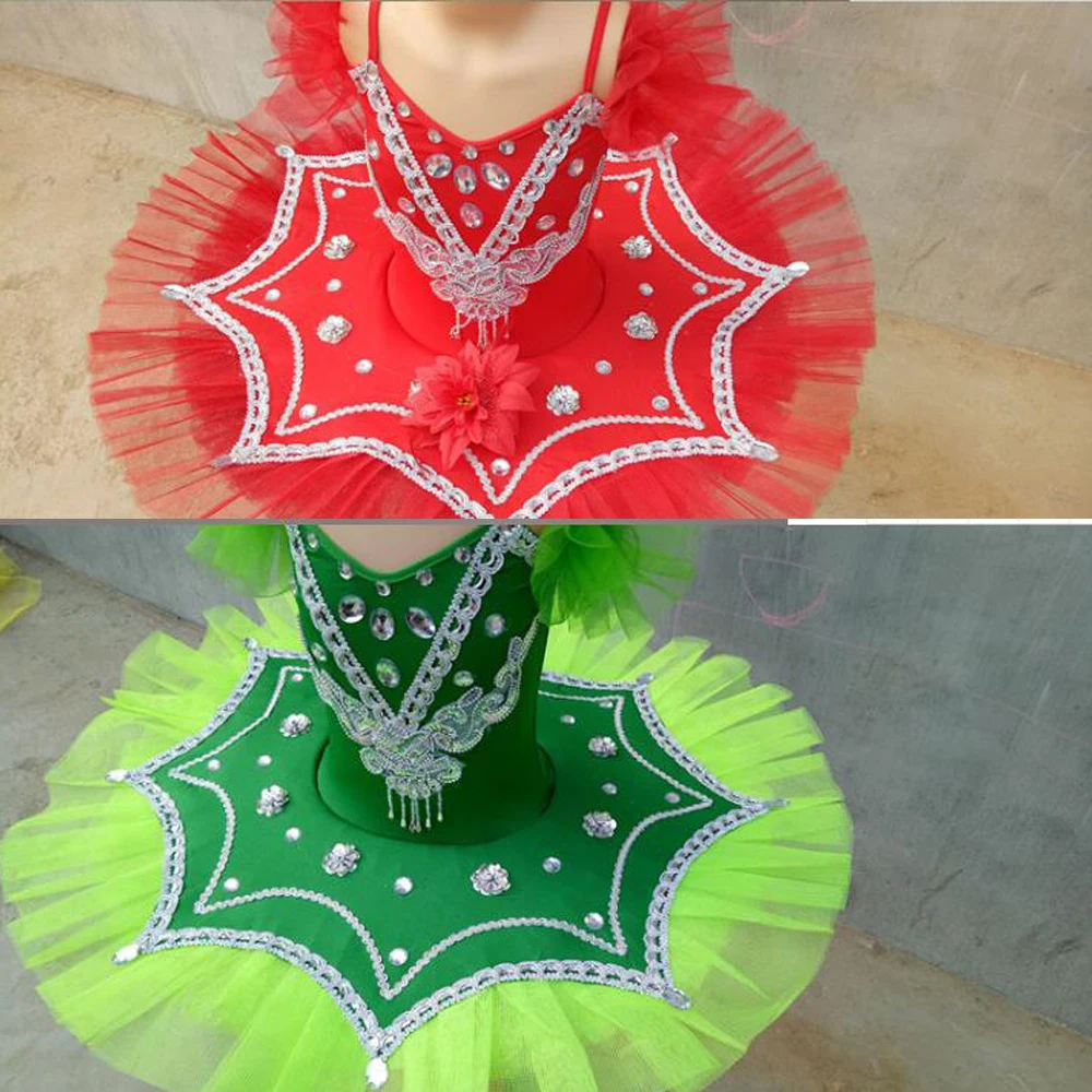 6 видов цветов для девочек классическая балетная пачка платье для детей из балета "Лебединое озеро" Танцы костюм детские Бальные вечерние платье для танцев