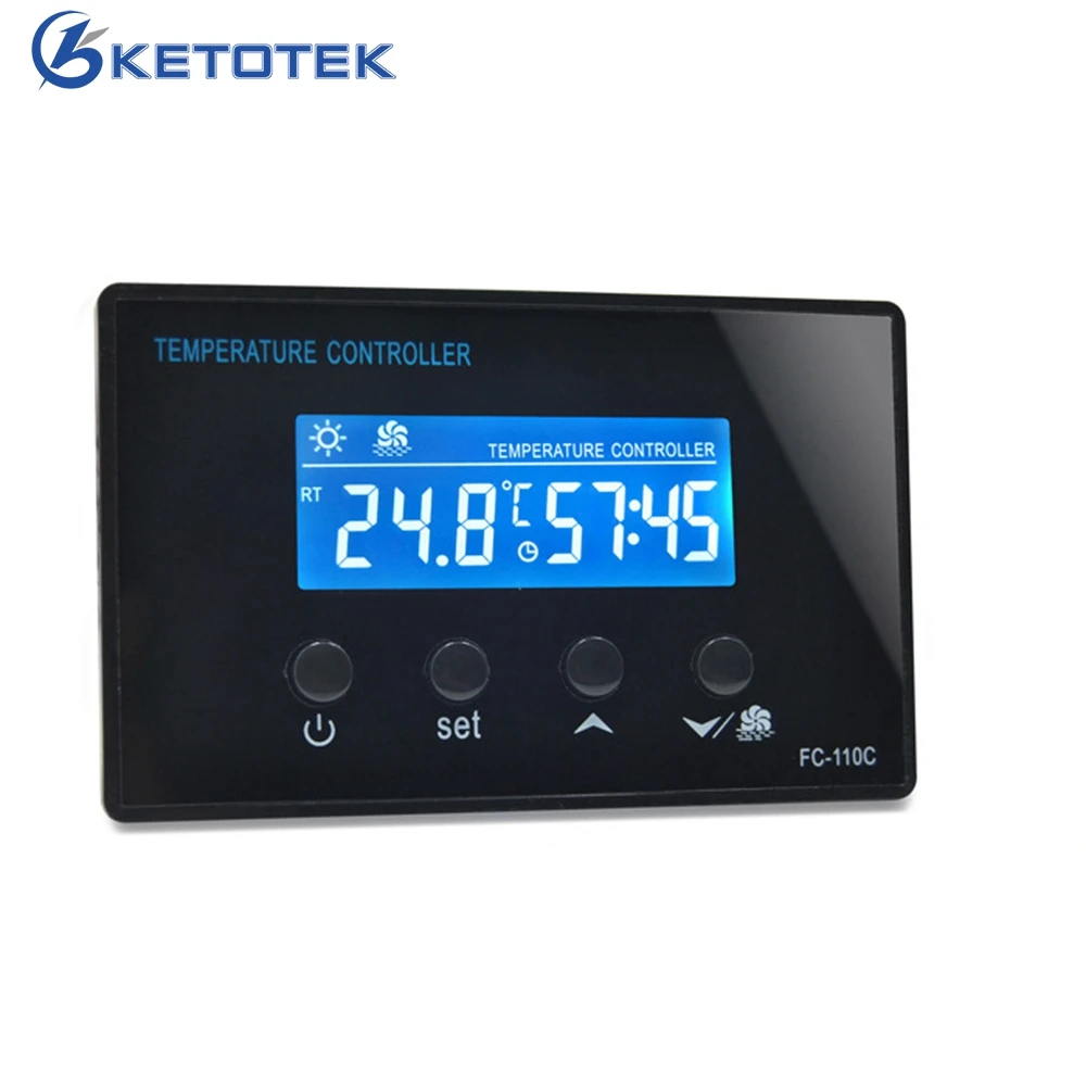 

18C~65C Digital Temperature Controller Thermostat Regulator Relay Output With Timer For Sauna Steam Room