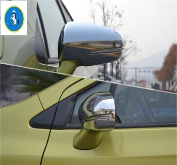 

Yimaautotrims Auto Accessory Chrome Rearview Mirror Cover Trim For Suzuki SX4 s-cross 2014 2015 2016 / With LED Style Model Hole