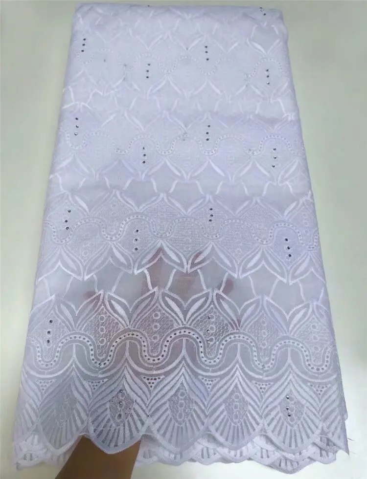 

White Swiss Voile Cotton Lace Fabric 2018 Design African Swiss Voile Lace In Switzerland High Quality Swiss Dry Laces For Party