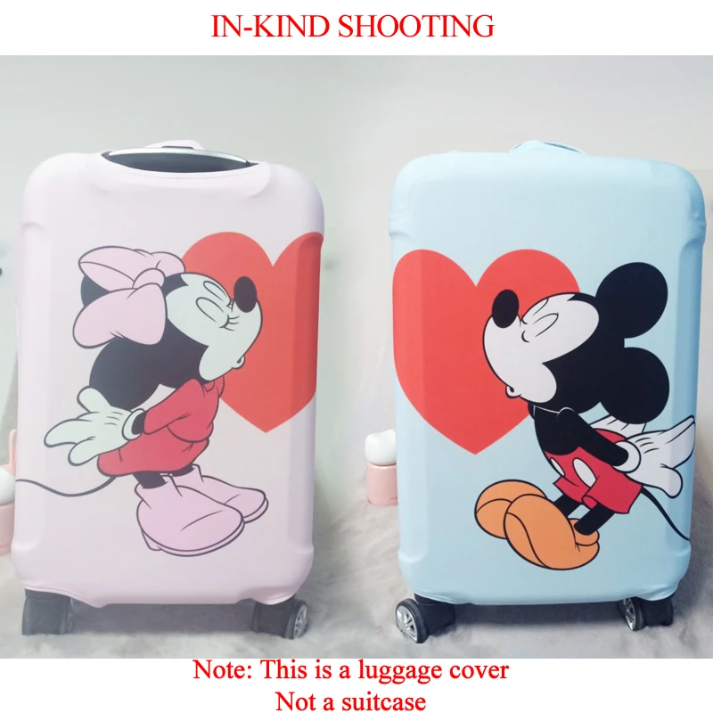 Mickey Pattern Elastic Luggage Cover Protector Dustproof18-32 Inch Trolley Suitcase Case Protective Covers Travel Accessories