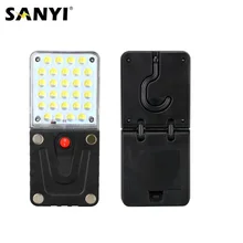 Портативный светодиодный фонарик поворотный крюк Рабочий свет Прожектор Магнитная инспекционная лампа аварийный свет для ремонта автомобиля