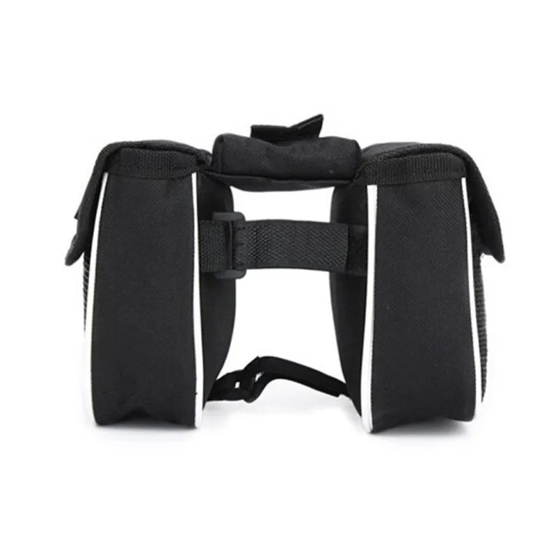 Bicycle Frame Bag Double Pouch Cycling For Cell Phone Front Head Top Tube Bike Travel Bags Accessories