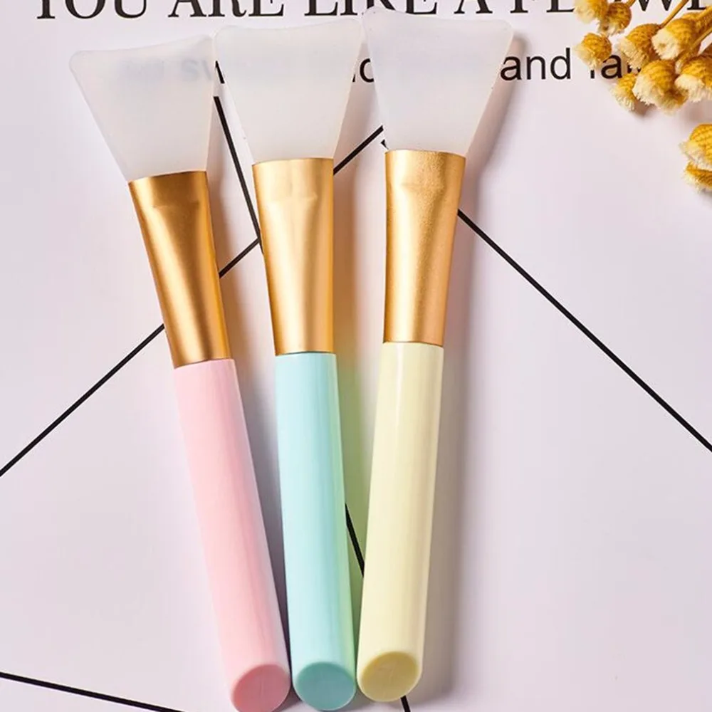 

Professional Smooth Silicone Facial Mask Brush DIY Mask Skin Face Care Mixing Mud Brush Cosmetic Beauty Makeup Tool Essential