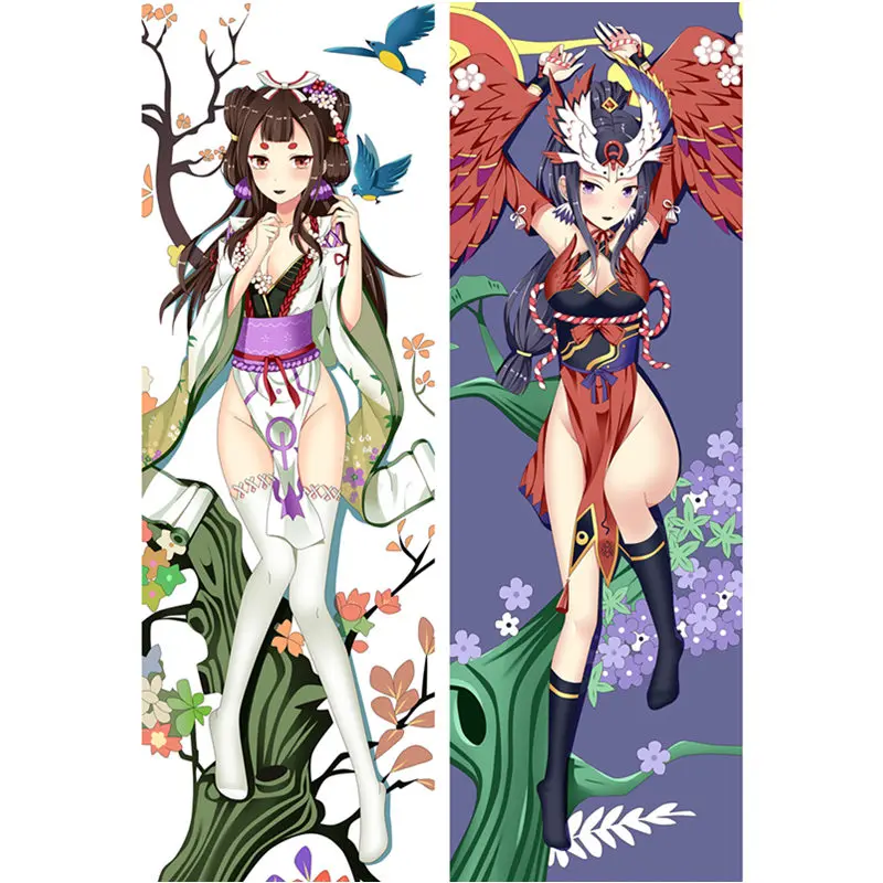 Аниме игра подушка onmyoji Чехлы Dakimakura Чехол для крутых мальчиков 3D двухстороннее постельное белье обнимающее тело Чехол для подушки по индивидуальному заказу OL02A - Цвет: 2WAY