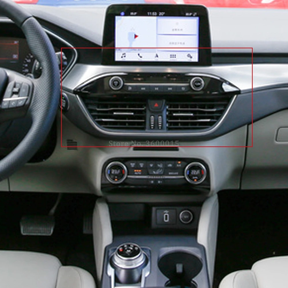 Аксессуары для Ford Focus 2019 2020 из углеродного волокна вентиляционные Чехлы