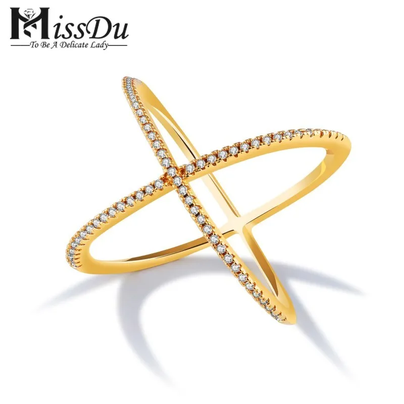 

Hot selling fashion Copper Finger Ring Rose Gold across stackable rings For Women party free shipping no minimum order