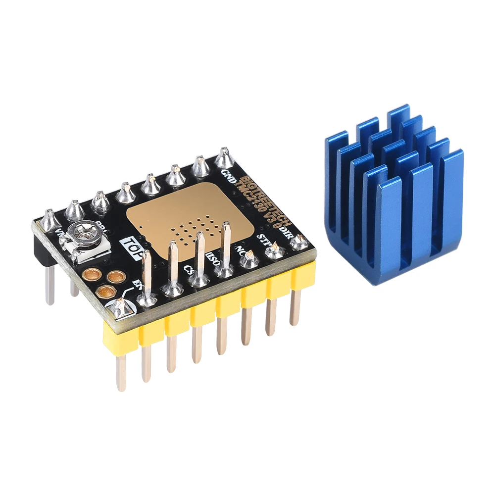 BIGTREETECH TMC2130 V3.0 Драйвер шагового двигателя TMC2208 UART TMC5160 SPI StepStick бесшумный 3d принтер части SKR V1.3 PRO MKS плата