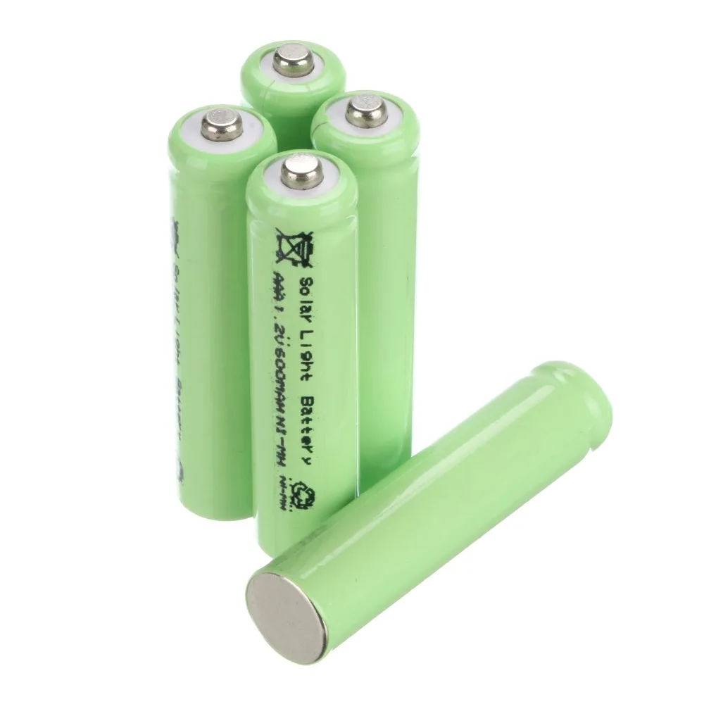 Hot sell solar battery! 18 PCS AAA Solar Light Batteries Rechargeable 1.2V 600mAh for Garden