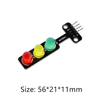 

Hot Sale LED traffic light module Size 56*21*11mm Red Yellow Green