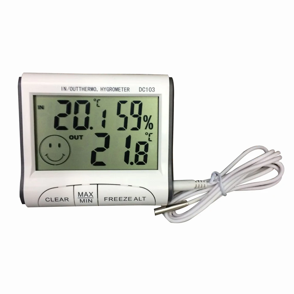 

1pcs LCD Digital Thermometer for Freezer Temperature -50~70 degree Refrigerator Fridge Thermometer DC103