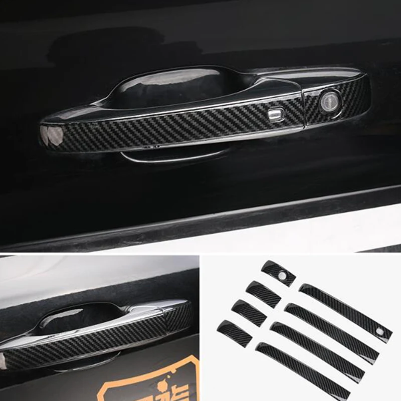 Us 31 33 19 Off Abs Plastic For Dodge Durango 2017 2018 2019 Car Door Protector Handle Decoration Cover Trims Car Styling Accessories In Interior