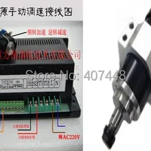 0.6kw 2000-13000 об/мин 600 Вт с воздушным охлаждением комплекты двигателя шпинделя для системы Mach3