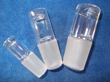 

10pcs/lot Diameter 14 19 24 29 34 40 Glass hollow plug Standard polishing stopper Grinding plugs free shipping