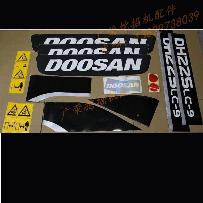 Doosan экскаватор Daewoo DH215/220/225/370-9/9E все наклейка для автомобиля мини-экскаватор запчасти