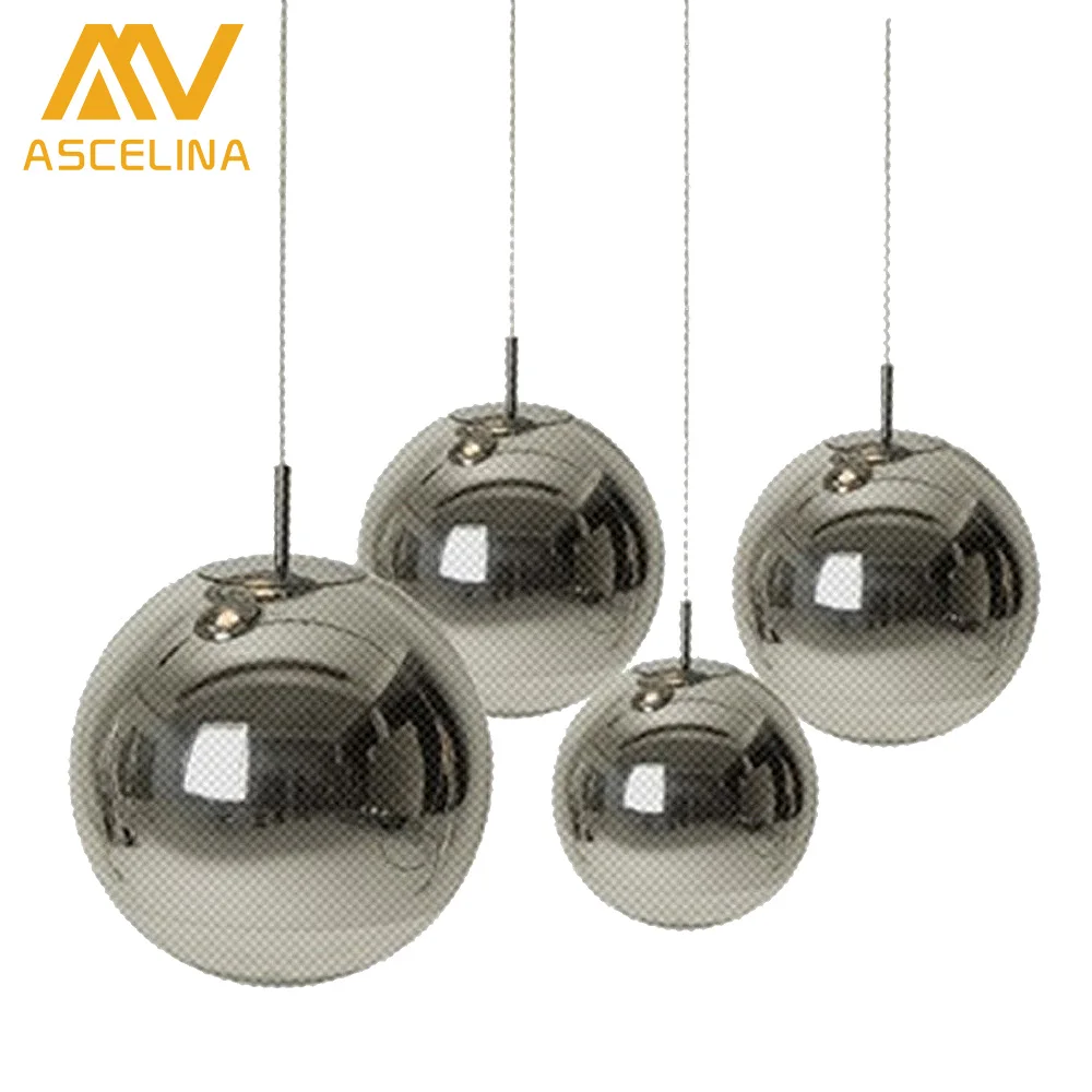 Acquista all'ingrosso online palla di vetro pendant light fixture ...