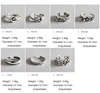 F.I.N.S 925 Sterling Silver Woman Fashion Rings Small Size Knuckle Ring Multi Styles Adjustable Rings Toe Beach Foot Jewelry 5