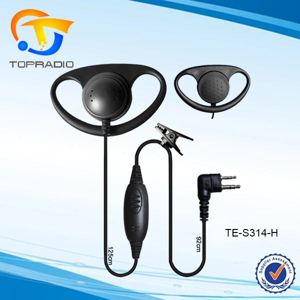 Topradio TC500 Headset Two Way Radio Earpiece Mic For HYT TC 446 TC 500