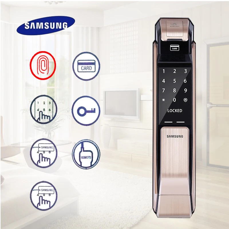 Samsung SHS P718 Fingerprint Digital Door Lock / Push Pull Door Lock