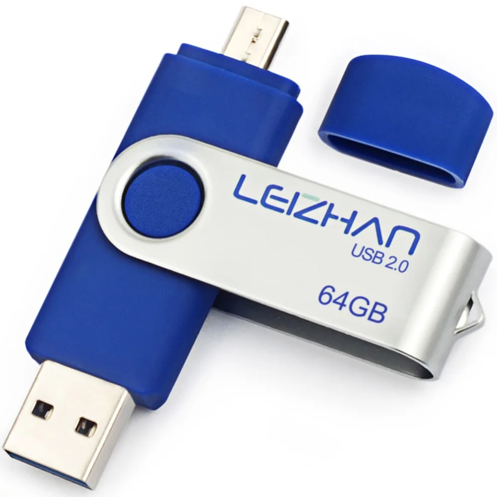 LEIZHAN флэш накопитель USB 2 0 карта памяти OTG мини Udisk цветной Pendrive multifuntional для android
