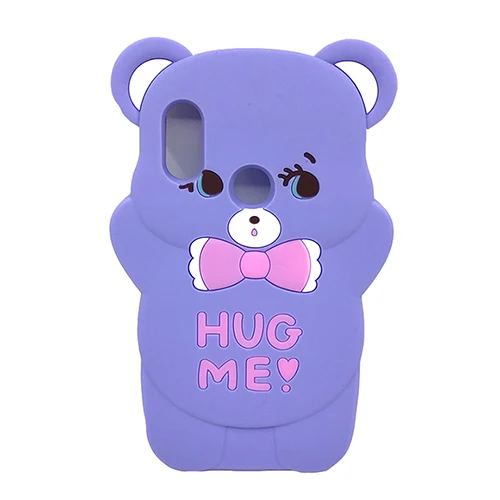 Bear Purple Для Xiaomi mi A2 Lite mi A2 чехол силиконовый 3D единорог Ститч Кот мультфильм мягкий чехол для телефона s для Xiaomi mi A2 mi A2lite задняя крышка - Цвет: Bear Purple