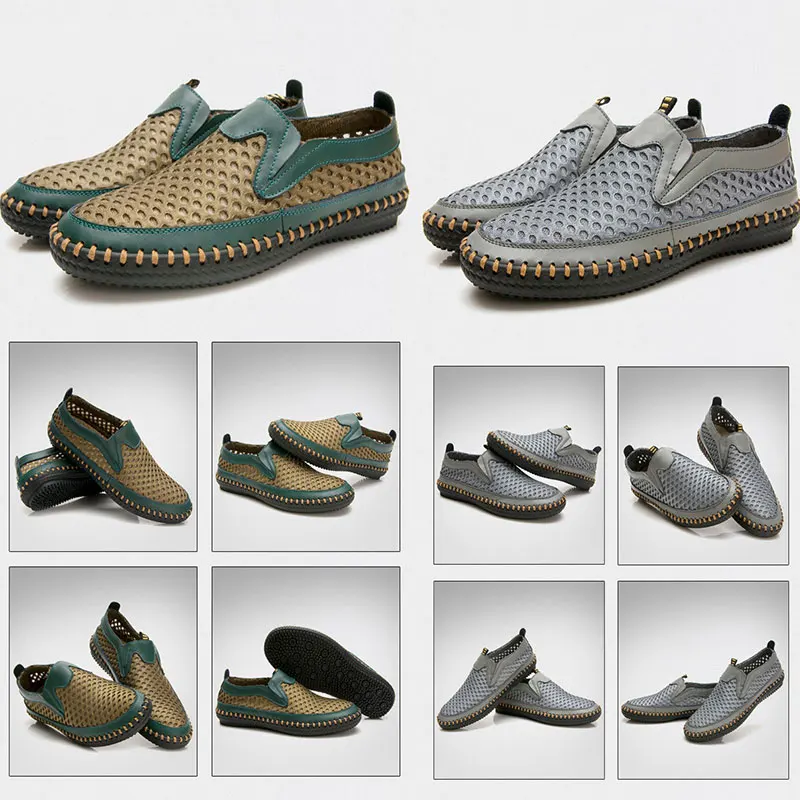 

Men Wulcanized Shoes Casual Genuine Leather Shoes Solid Shallow Lightweight Soft Men Sneakers Shoes Breathable size 38 47 48