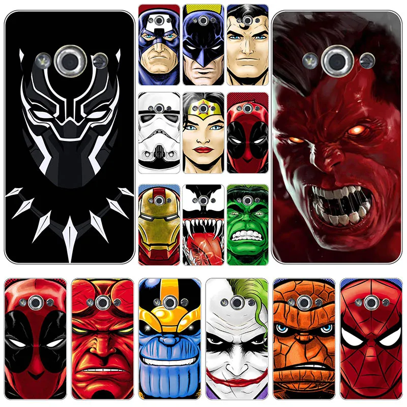 Soft Silicone Cute Drawing Fashion hero Back Phone Case For Samsung Galaxy Xcover 3 G388F 4.5&quot Cover Coque | Мобильные телефоны