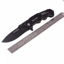 Black Blade CS Cold Steel 217 Folding Pocket Knife Tactical Survival Knife Camping Rescue Knives Hunting Tools Folding knife