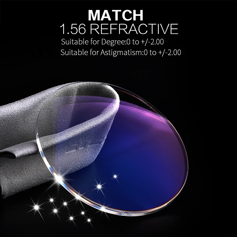 High Quality Radiation Protection 1.56 1.61 1.67 1.74 Index Prescription Lenses Myopia Hyperopia Presbyopia Resin Aspheric Lens