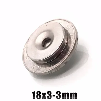 

18*3 5pc Super Strong Round Neodymium neodimio Ring Magnets 18mm x 3mm Hole: 3mm Rare Earth N35 Neodymium magnet 18*3-3