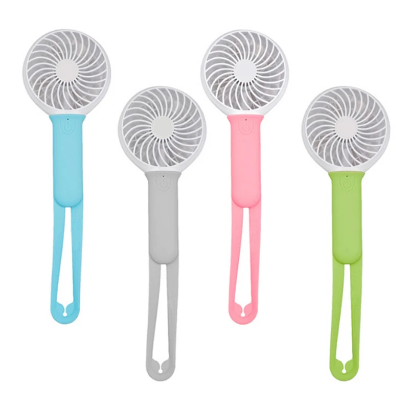 Mini Usb hand fan Battery Ventilator Recargable Cooling Portable fan Led Light Air Conditioner Cooler Adjustable Usb fan Blower  (1)
