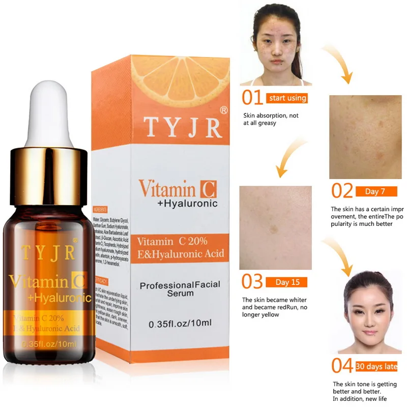5bottle Face Serum Liquid Whitening Vitamin C+Hyaluronic Acid Face Essence Anti-aging Moisturizer Facial Stay Young Skin Care 5bottle Face Serum Liquid Whitening Vitamin C+Hyaluronic Acid Face Essence Anti-aging Moisturizer Facial Stay Young Skin Care