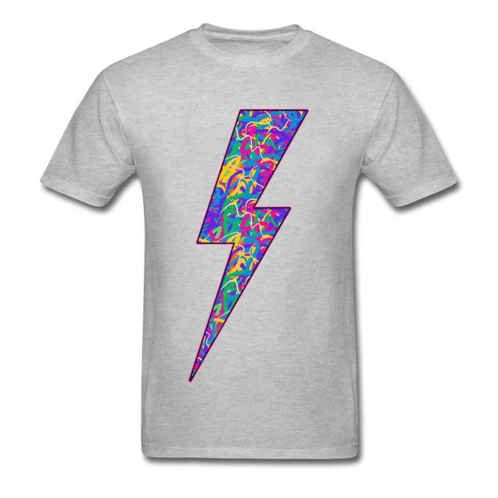 NEON 90S BOLT Tshirts Casual Short Sleeve 2018 O Neck 100% Cotton Tops T Shirt Tee-Shirts for Students Summer/Autumn NEON 90S BOLT grey