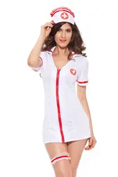 Сексуальное платье медсестры-Sexy Nurse Косплэй костюм ретро костюм медсестры Лидер продаж Sexy Nurse платье костюмы на Хэллоуин взрослые