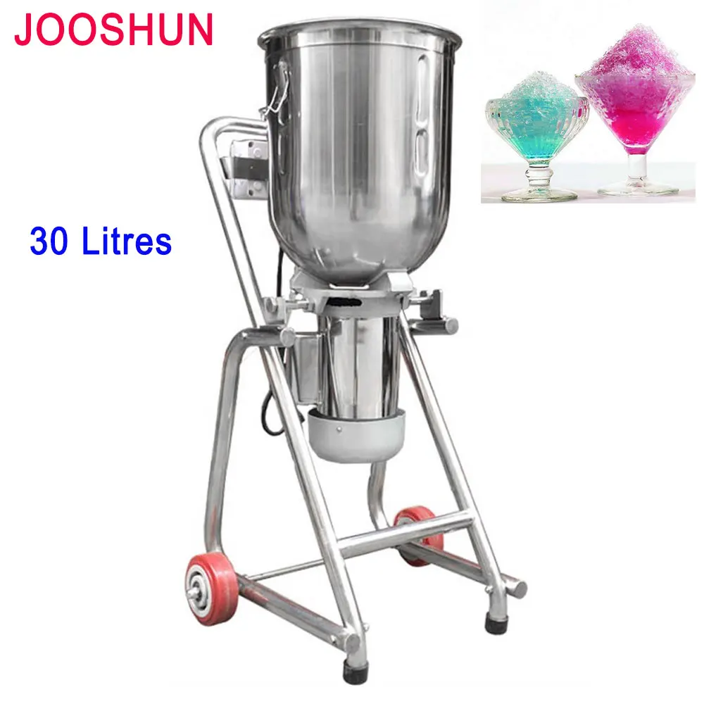 High Capacity Electric Commercial 30L Ice Blender, Ice Mixer; Fruit