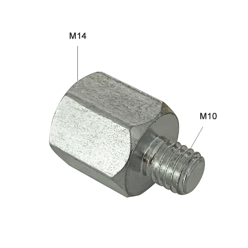 1 шт. M10 M14 адаптер Винт угловая шлифовальная машина полировщик интерфейс разъем конвертер аксессуары для электроинструмента соединительный стержень адаптер - Цвет: M14 to M10