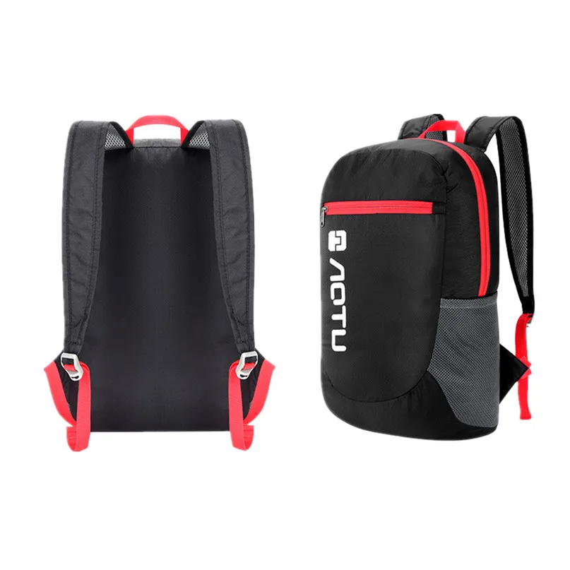 Lightweight Nylon Foldable Backpack Waterproof Backpack Folding bag Ultralight Outdoor Pack for Women Men Travel Hiking #3j12#F (4)